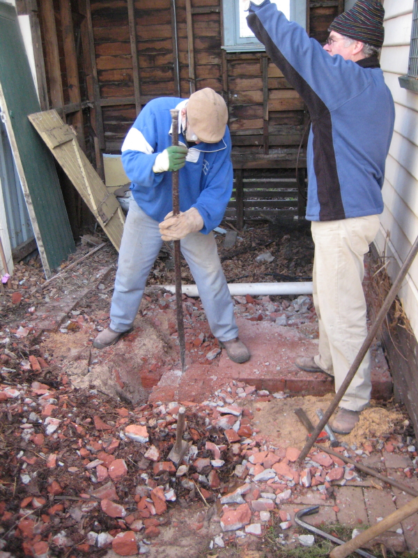New Storeroom Progresses Aug 2009 New Storeroom Progresses Aug 2009