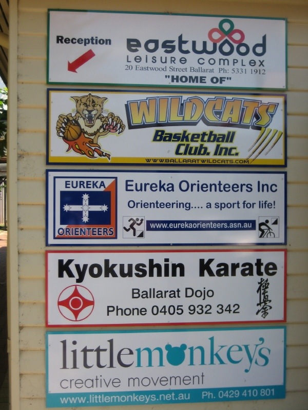 Our signage – the four clubs that share the ELC Our signage – the four clubs that share the ELC