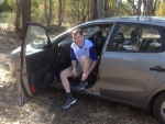 Ian at Creswick MTBO 19 May 2019