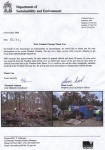 Letter from DSE 2006