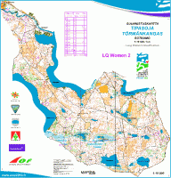 Women's Long Qual 2 Map