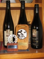 Dale's trophies and wine haul