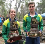 Australian 21E Long Distance Champions - Aislinn Prendergast and Ian lawford
